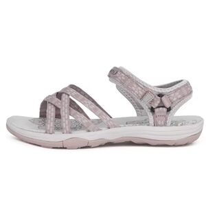 GRITION NWT Hiking Cross-Tied Adjustable Sandals Casual Pink